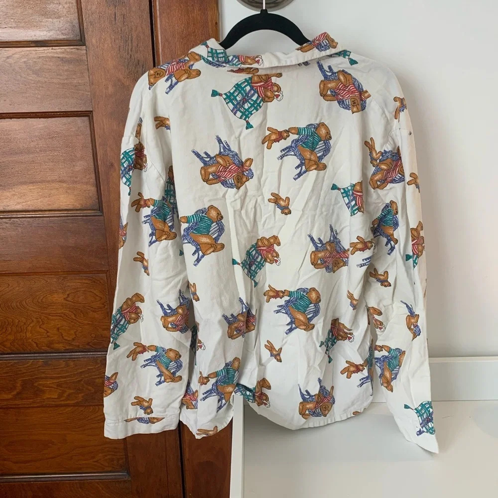 Vintage Foschini Teddy Bear Button Down - Picture 8 of 8